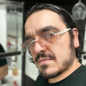 Men Sunglasses Square Brown Lens Fashion Small‎ Frame Rapper Migos Quevo Style